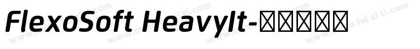 FlexoSoft HeavyIt字体转换